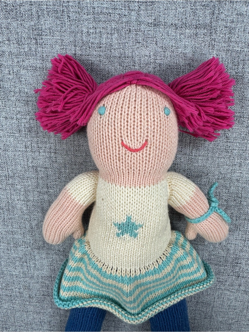 BlaBla Lola The‎ Rocker Knit Stuffed Doll 14” Tall A - Picture 2 of 9